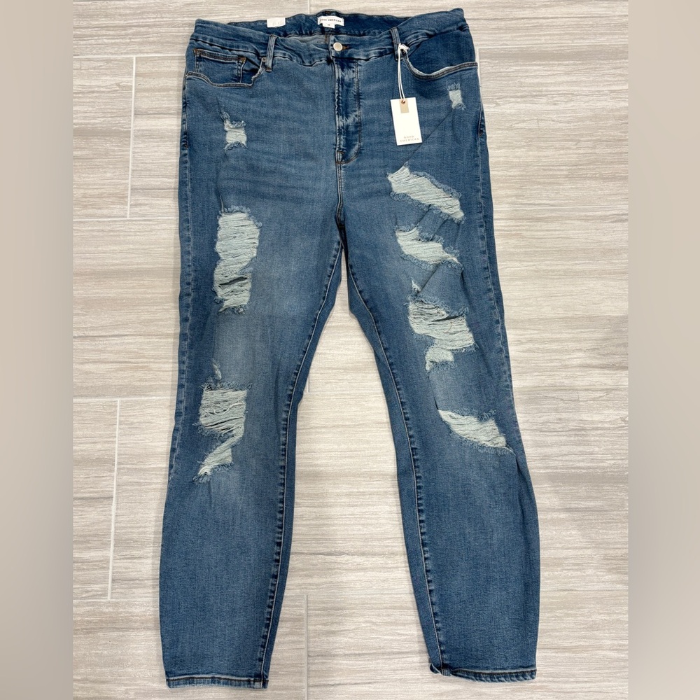 Good American Classic Blue Denim Jeans